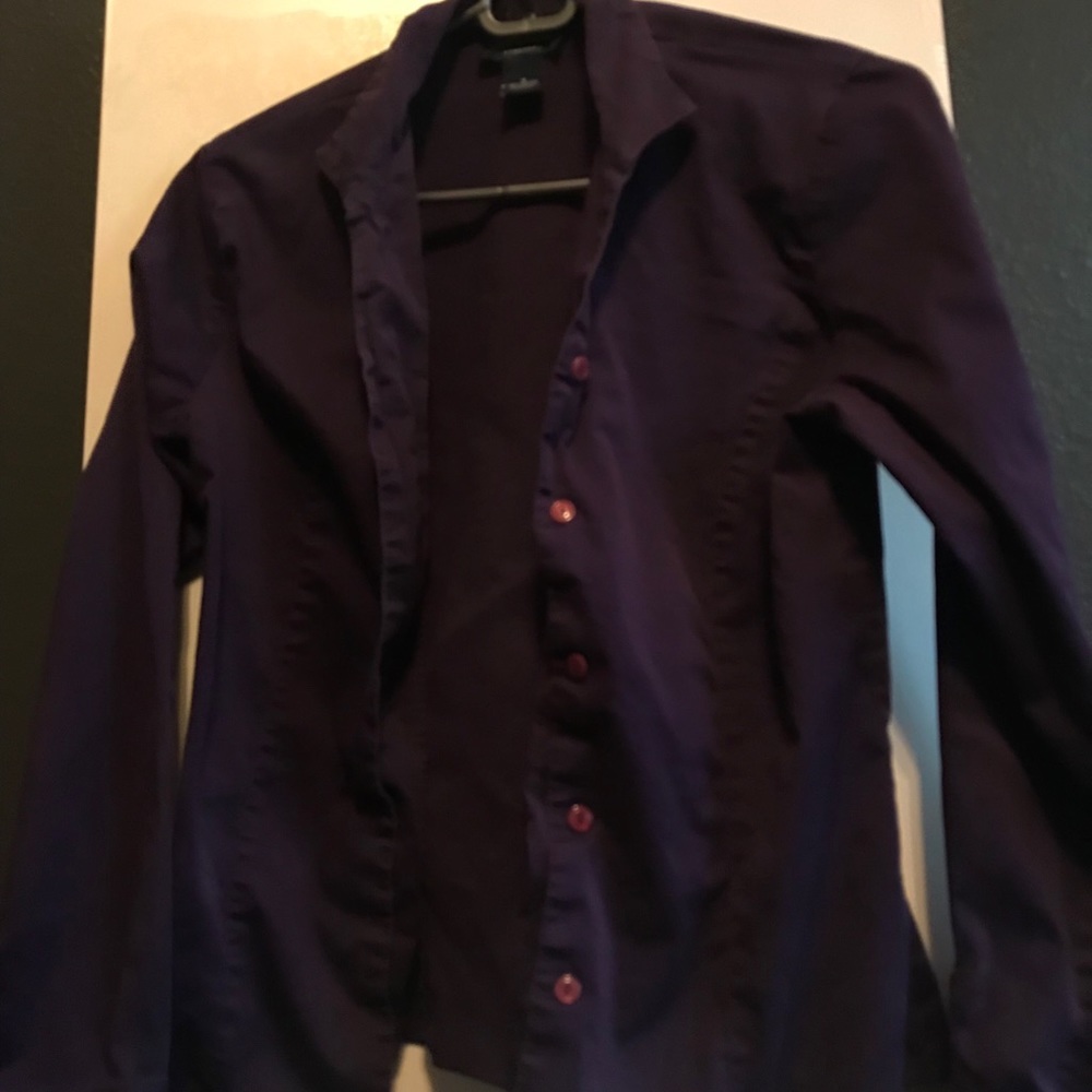Purple Ann Taylor shirt size 4